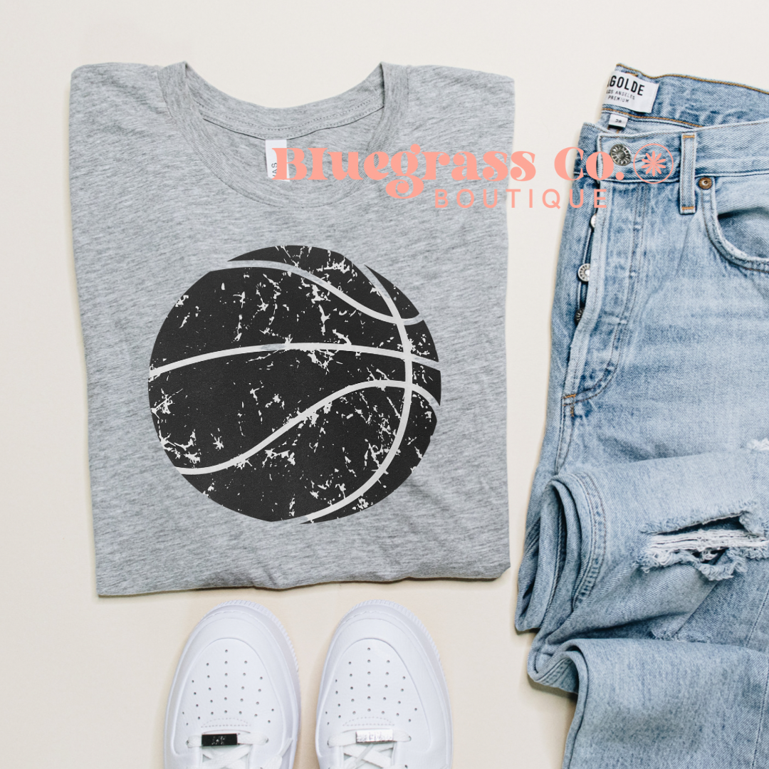 Basketball (Black Print) Tee - Select Your Color