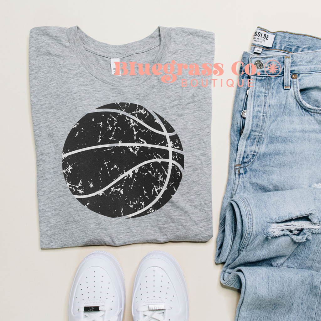Basketball (Black Print) Tee - Select Your Color