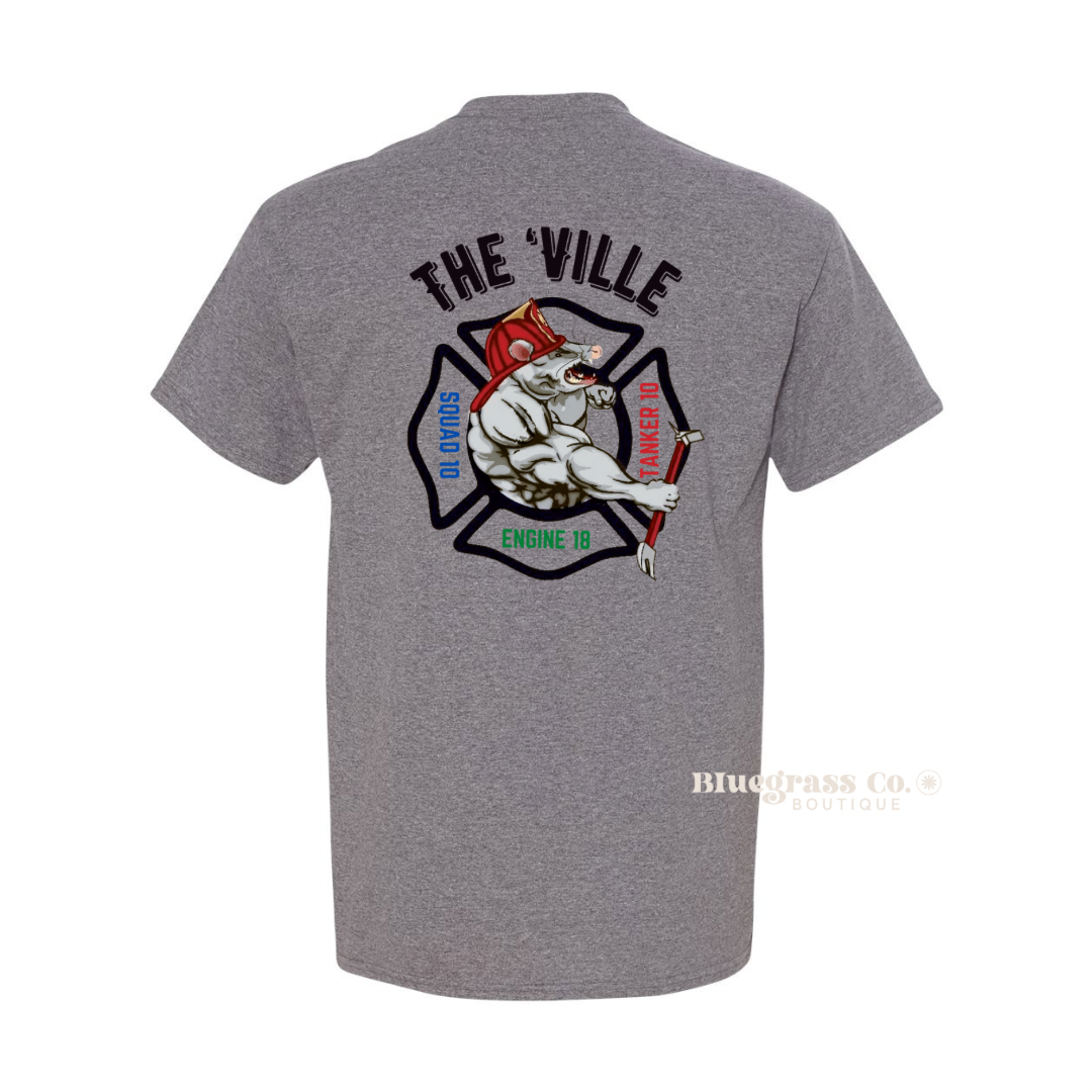 Kirksville The Ville Tee - Sport Gray