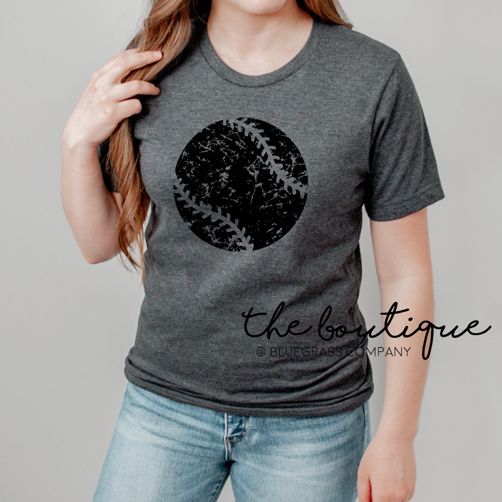 Baseball (Black Print) Tee - Select Your Color