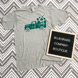 Lucky Truck Tee - Heather Gray