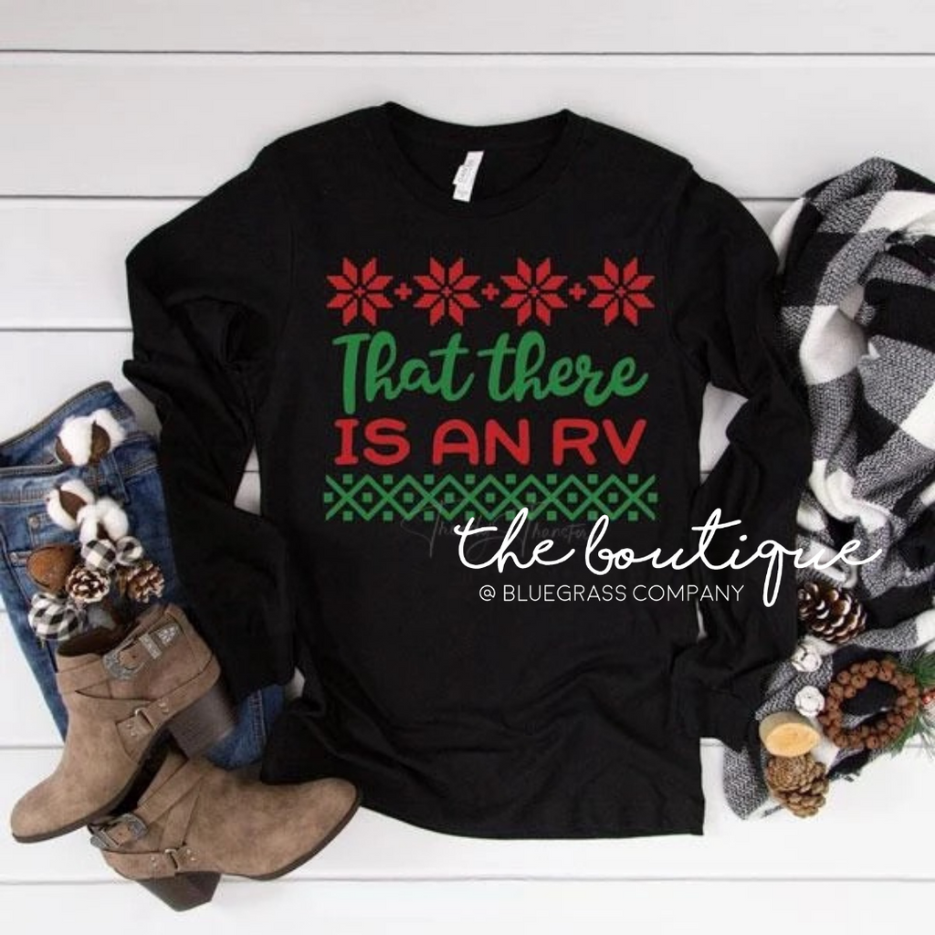 Christmas Vacation That There is an RV Sweatshirt - Black